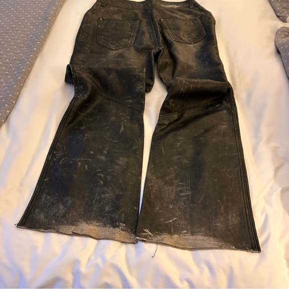 HARLEY-DAVIDSON | Distressed Leather Pants | 34 - Picture 7 of 8